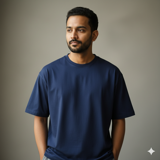 The Classic Oversized Navy Blue - OS04