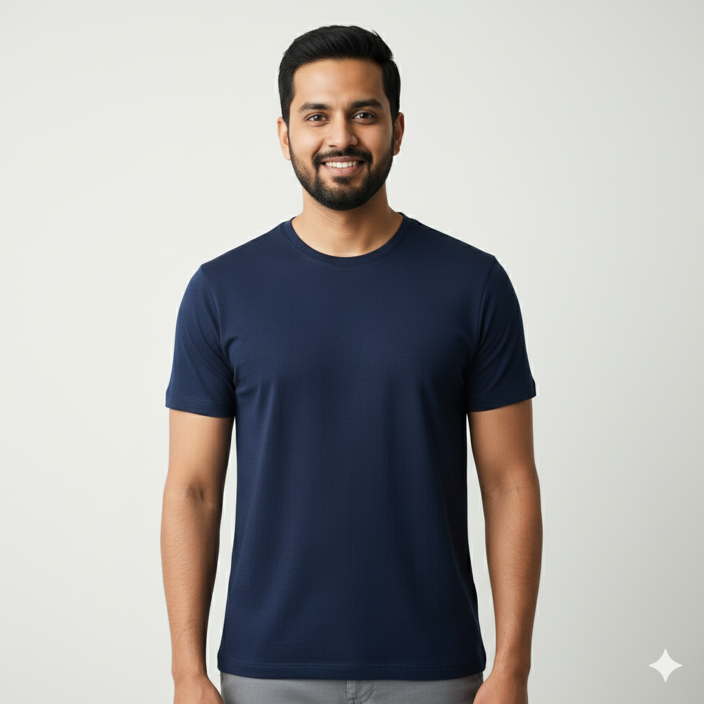 Supima Luxe Navy Blue- DS02