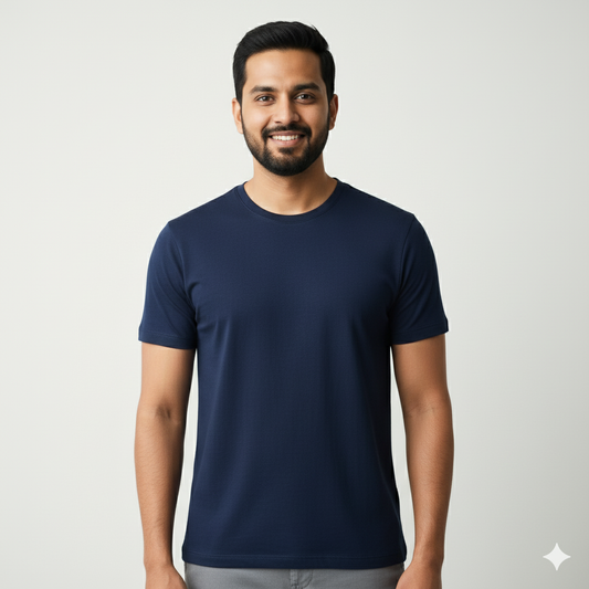Supima Luxe Navy Blue- DS02