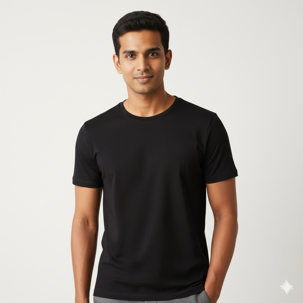 Supima Luxe Black- DS01