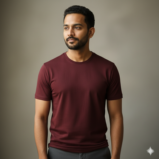 Supima Luxe Maroon- DS03