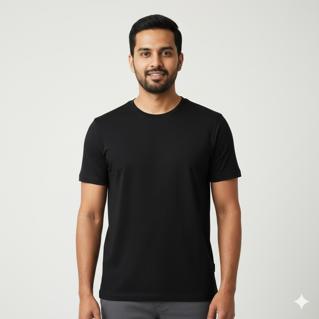 Supima Luxe Black- DS01