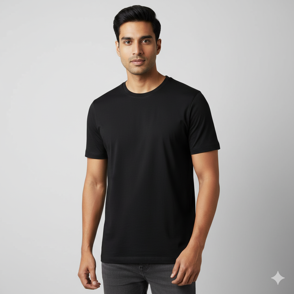 Supima Luxe Black- DS01