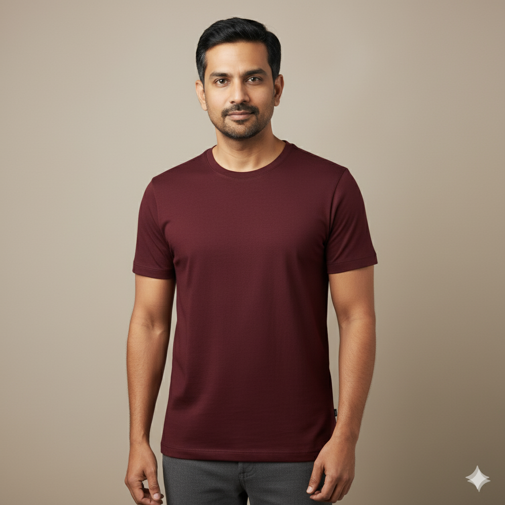 Supima Luxe Maroon- DS03