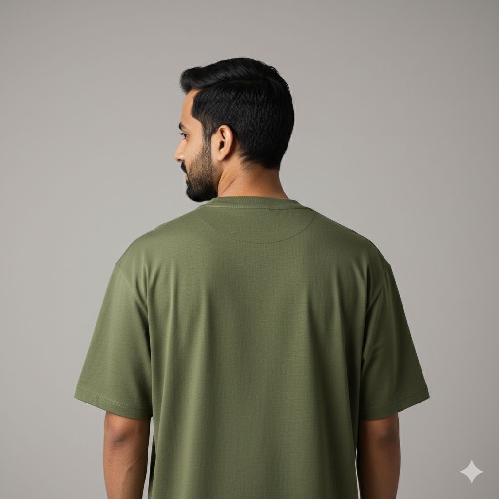 The Classic Oversized Olive Green- OS02