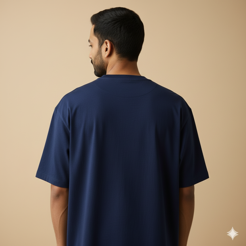 The Classic Oversized Navy Blue - OS04