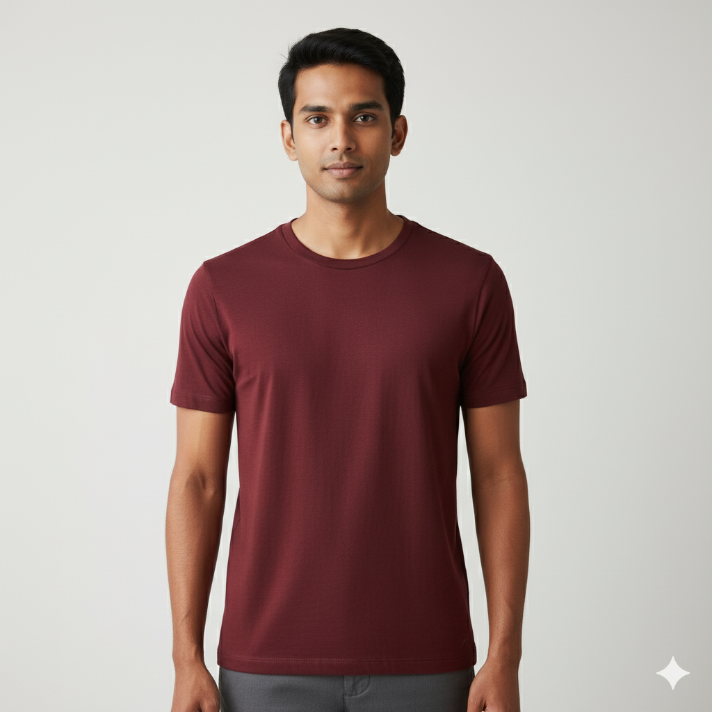 Supima Luxe Maroon- DS03