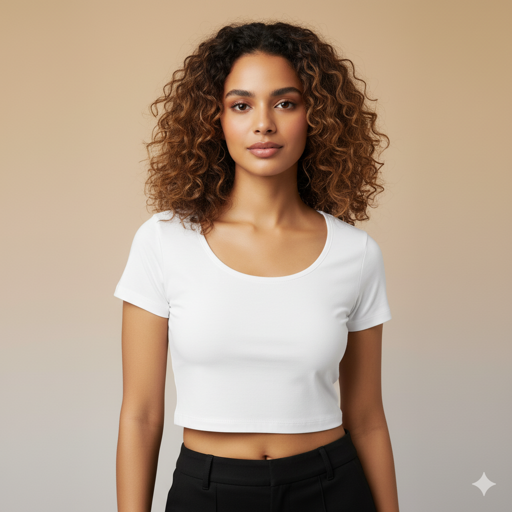 Eclipse Crop Black - CT02