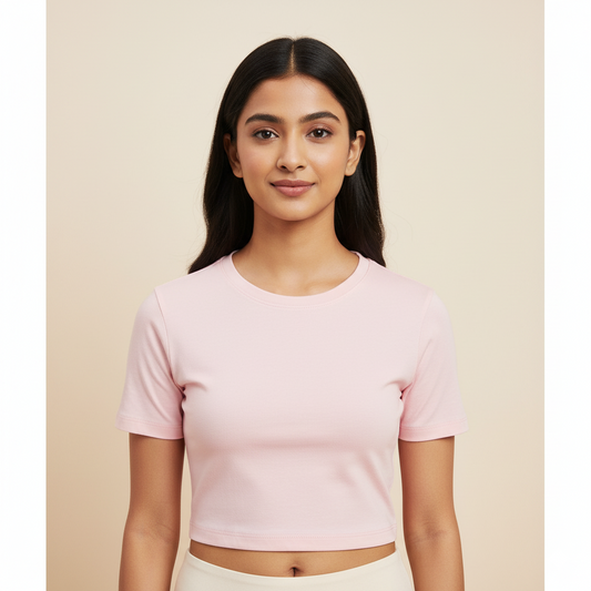 Eclipse Crop Baby Pink - CT03
